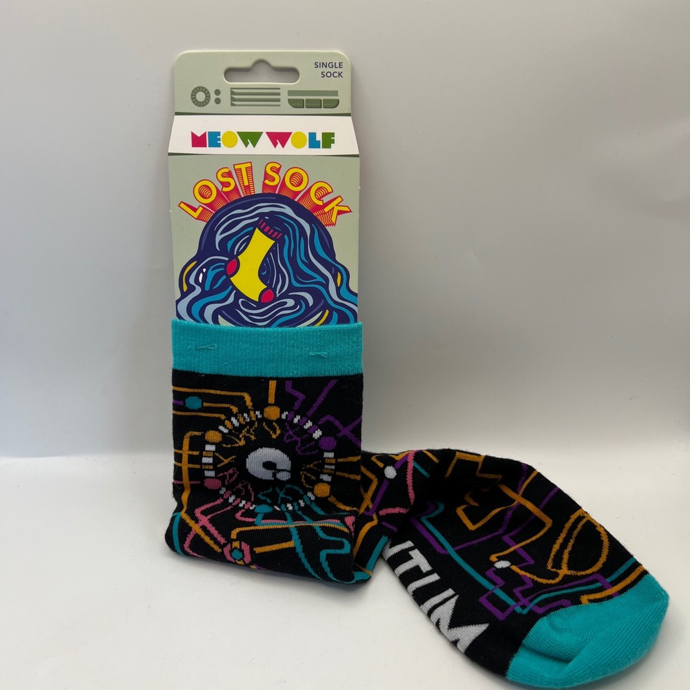 Meow Wolf Lost Sock Quantum Department of Transportation New With Tags